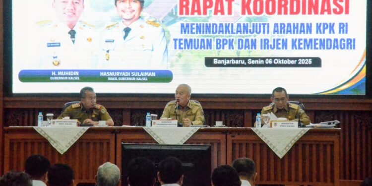Gubernur Kalsel Tegaskan Pentingnya Percepatan Penyelesaian Tindak Lanjut Hasil Temuan BPK