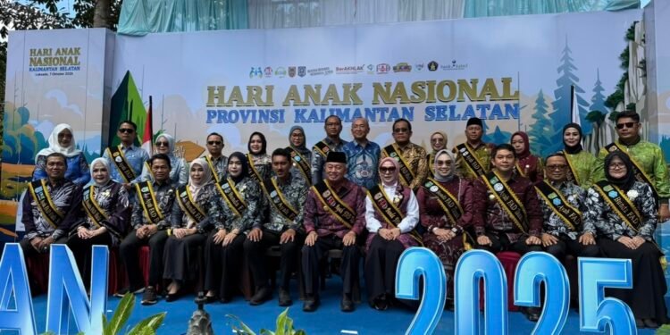 Peringatan HAN Provinsi Kalsel di Loksado, Gubernur H. Muhidin : Pastikan Anak-Anak Mendapat Haknya Secara Utuh