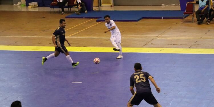 Melaju ke Babak 16 Besar Pornas Korpri XVII, Tim Futsal Kalsel Taklukkan Kemenaker