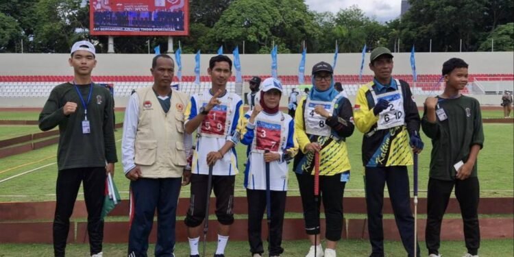 Kalahkan Kaltim, Tim Gateball Double Campuran Masuk Semifinal Pornas Korpri XVII Palembang