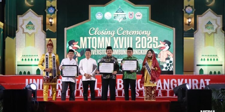 MTQMN XVIII 2025 Resmi Ditutup, UII Raih Juara Umum