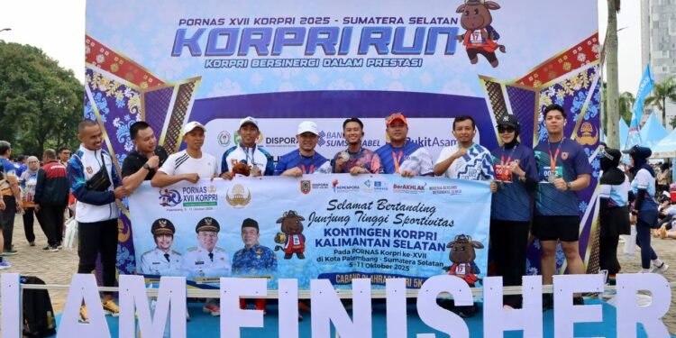 Yanuar Prihantoro Bawa Medali Perak Lari 5K untuk Kalimantan Selatan di Pornas Korpri XVII Sumsel 