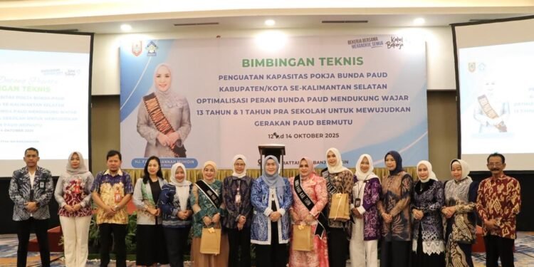 Bimtek Pokja Bunda PAUD Kalsel: Perkuat Peran Strategis Dukung Wajar 13 Tahun dan Satu Tahun Pra Sekolah