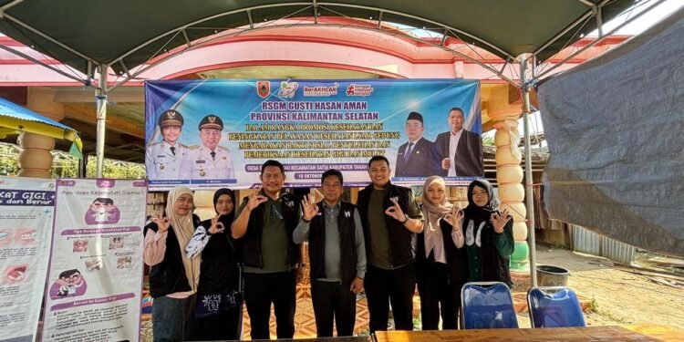 RSGM Gusti Hasan Aman Gelar Bakti Sosial Penyuluhan dan Pemeriksaan Gigi di Tanah Bumbu