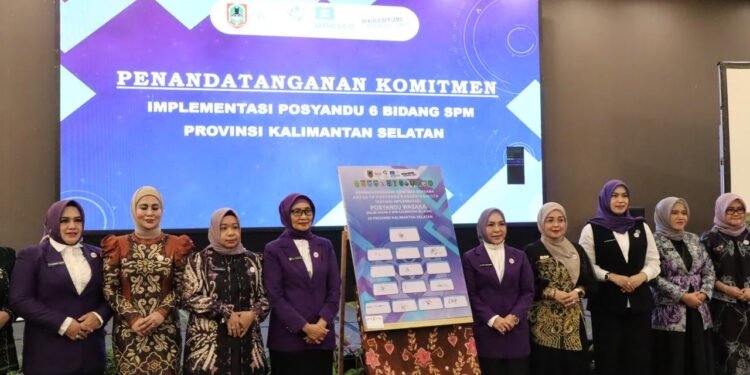 Perkuat Layanan Dasar, Pemprov Kalsel Gelar Sosialisasi Posyandu 6 Bidang SPM