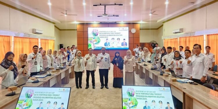 Dorong Ketahanan Pangan Berbasis Data Akurat, Pemprov Kalsel Gelar Evaluasi Hortikultura 2025