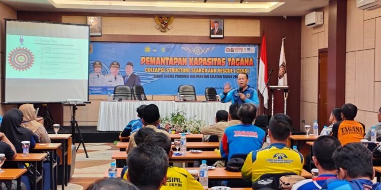 Program CSSR Dinsos Kalsel, Hadirkan Praktisi Kebencanaan Kemensos RI