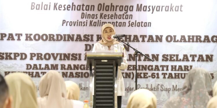 BKOM Kalsel Ajak SKPD Pemprov Tingkatkan Kesadaran Pentingnya Olahraga