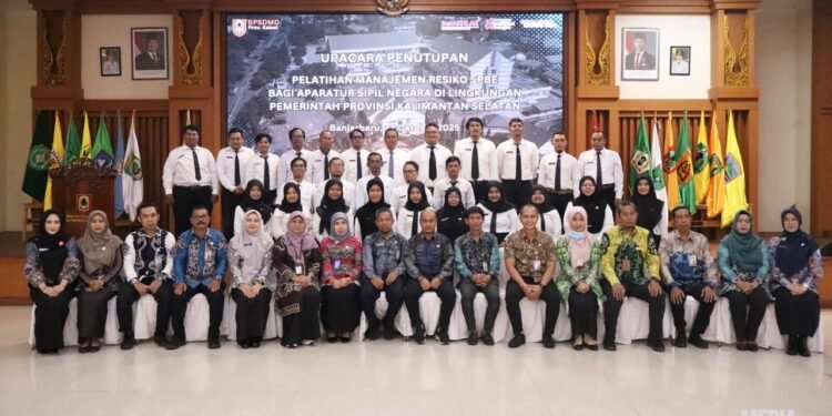 BPSDMD Kalsel Tutup Pelatihan Manajemen Resiko SPBE untuk Tingkatkan Kompetensi ASN