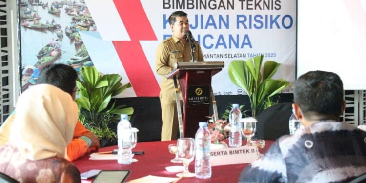 Pemprov Kalsel Dorong Penguatan Kajian Risiko Bencana untuk Pembangunan yang Tangguh dan Berkelanjutan