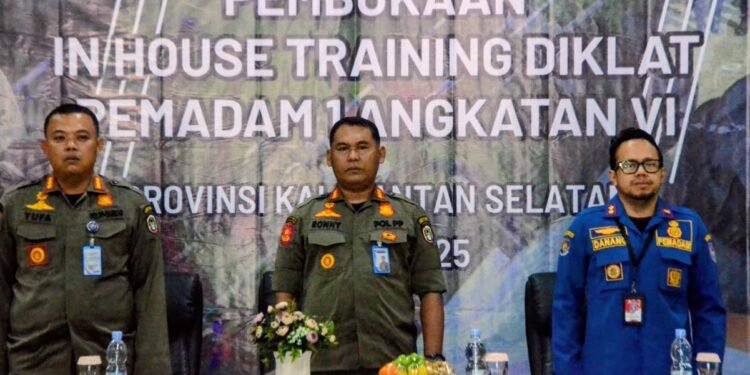 Diklat Kualifikasi Pemadam I, Satpol PP dan Damkar Kalsel Tingkatkan Kompetensi Petugas Hadapi Situasi Darurat
