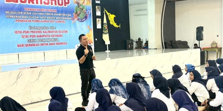 Bunda Paud Kotabaru Hadiri Workshop Senam Ceria Pembelajaran Deep Learning