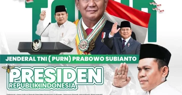 Wakil Ketua DPRD Tanah Bumbu Ucapkan Selamat Ulang Tahun untuk Presiden Prabowo, Doakan Kepemimpinan yang Berkahi