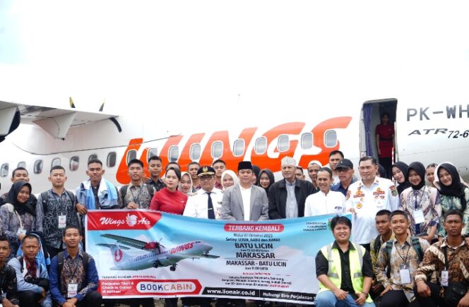 
					Batulicin–Makassar Terbang Perdana, Tiket Langsung Ludes.