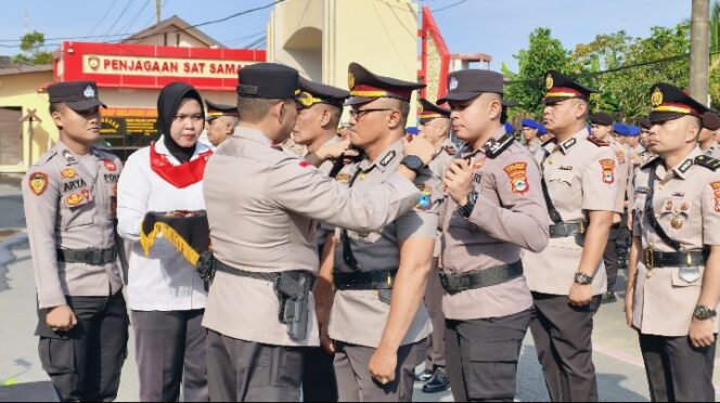 
					Pergeseran Jajaran Kapolsek Polres Kotabaru.
