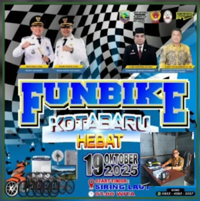 
					Meriahkan dan Ikuti Fun Bike Kotabaru Hebat Minggu Pagi