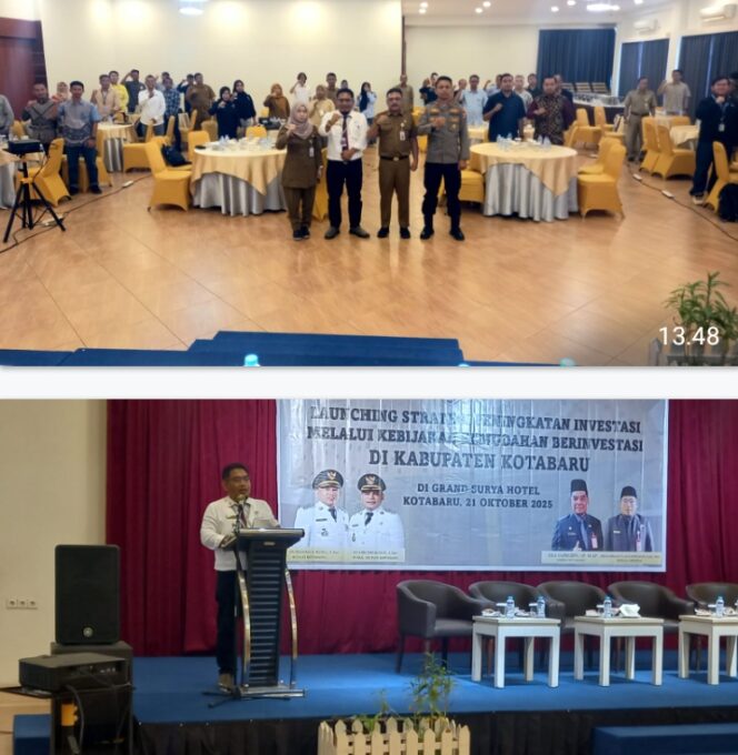 DPMPTSP Kotabaru Launching Strategi Peningkatan Investasi