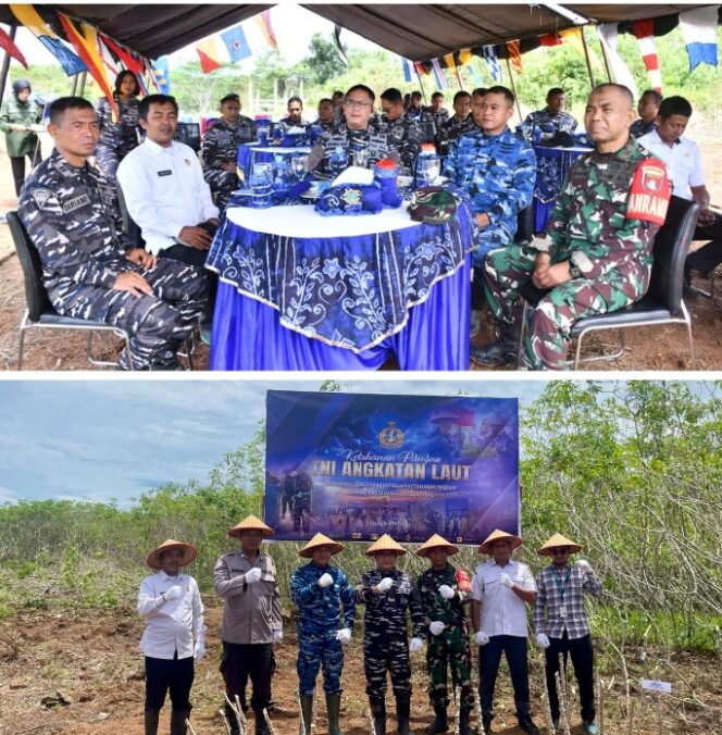 Lanal Kotabaru Wujudkan Ketahanan Pangan Bersama Rakyat Di Kabupaten Kotabaru