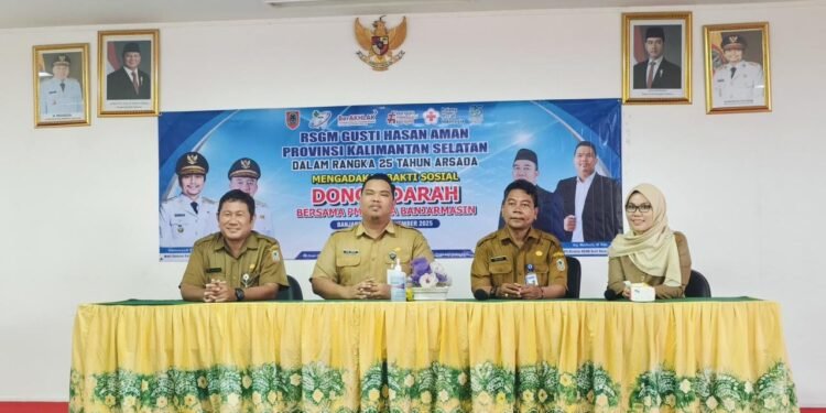 Peringati HUT ke-25 ARSADA, RSGM Gusti Hasan Aman Gelar Bakti Sosial Donor Darah Serentak