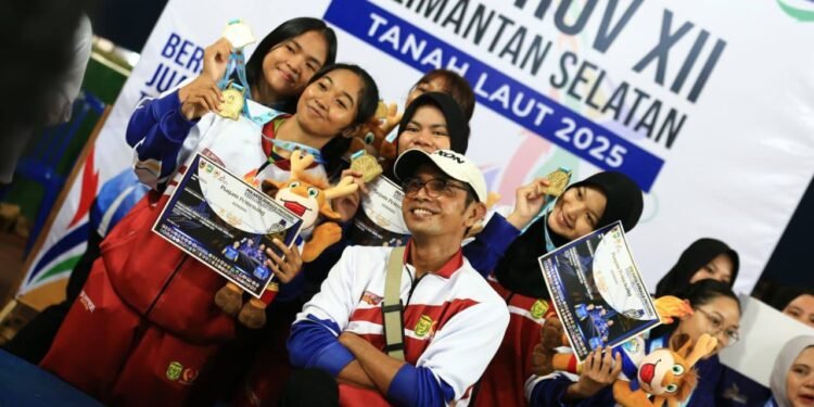 Sapu Bersih Medali, Tenis Meja Banjarmasin Juara Umum Porprov Kalsel 2025