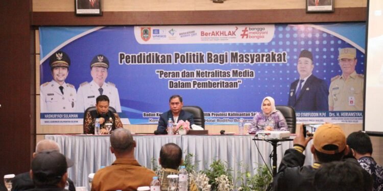 Badan Kesbangpol Kalsel Buka Pendidikan Politik Bertema Netralisasi Media dalam Pemberitaan