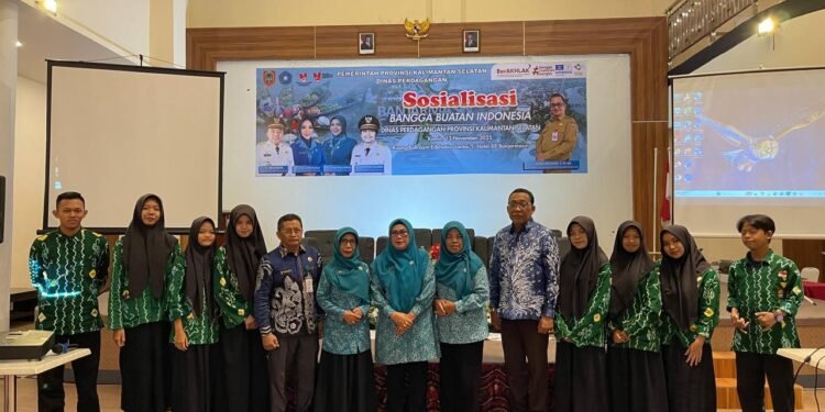 Dorong Penggunaan Produk Dalam Negeri, Disdag Kalsel Gelar Sosialisasi Bangga Buatan Indonesia