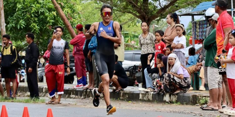 FTI Kalsel Gaungkan Pemerataan dan Sportivitas di Triathlon Porprov XII