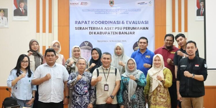 Pemprov Kalsel Percepat Serah Terima PSU Perumahan, Disperkim Gelar Rapat Koordinasi