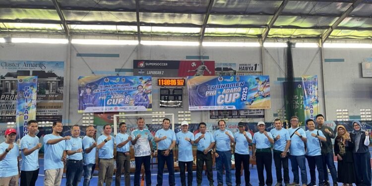 16 Tim Wartawan Adu Gengsi di PWI Adaro Cup 2025, Jadi Ajang Pemanasan Menuju Porwanas