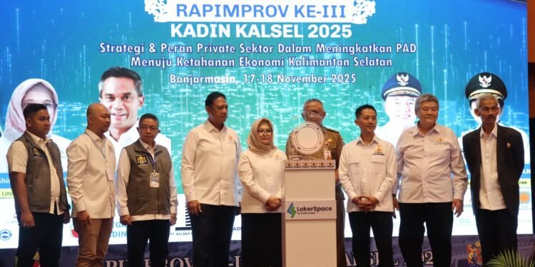 Gelar Rapimprov III Tahun 2025, Kadin Kalsel Dukung Pertumbuhan Ekonomi Daerah