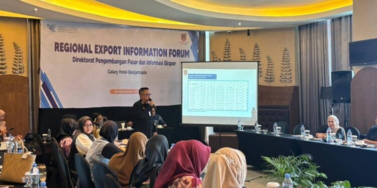 Perkuat Daya Saing UMKM, Disdag Kalsel Lakukan Diseminasi Penyebarluasan Informasi Pasar Ekspor