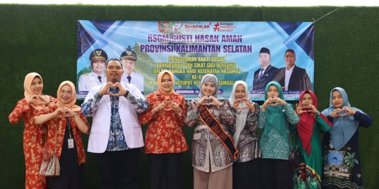 RSGM Gusti Hasan Aman Gelar Penyuluhan dan Aksi Sikat Gigi Bersama di Kampung Ketupat Peringati HKN ke-61