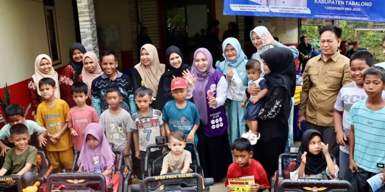 TP Posyandu Wasaka Kalsel Edukasi Mitigasi Bencana Lewat Permainan Edukatif di Posyandu Nuri Tabalong