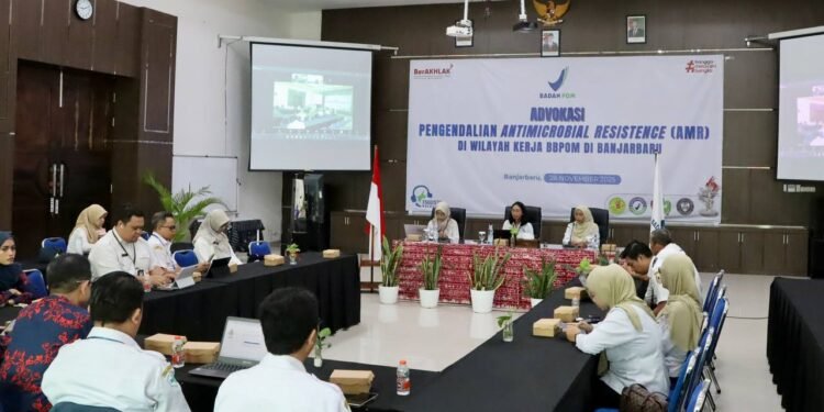 BBPOM Banjarbaru Ajak Lintas Sektor Perkuat Komitmen Pengendalian Antimicrobial Resistance