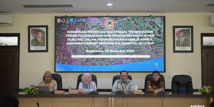 Bappeda Kalsel Gelar Diseminasi Informasi Geospasial untuk Perkuat Kinerja Simpul Jaringan Daerah