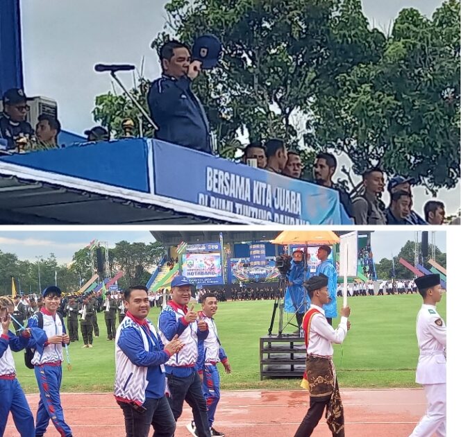 
					Sekdakab kotabaru Hadiri Pembukaan PORPROV XII Tanah Laut 2025.
