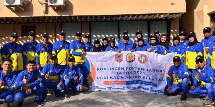 Melampaui Target, Kontingen PGRI Kalsel Raih Peringkat 4 Nasional Pada PORSENIJARNAS 2025