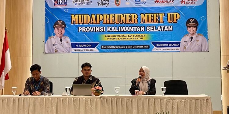 45 Wirausaha Muda Ikuti Mudapreneur Meet Up 2025, Dispora Kalsel Dorong Kemitraan dengan Perusahaan