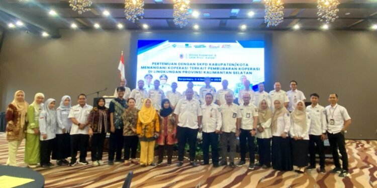 Pemprov Kalsel Gelar Pertemuan Teknis Pembubaran Koperasi, Dorong Penguatan Tata Kelola