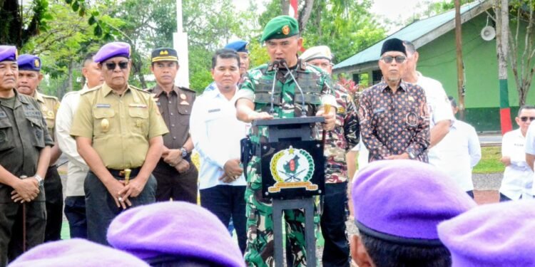 Diksar Resimen Mahasiswa Suryanata Provinsi Kalimantan Selatan, Rindam VI/Mulawarman : Jadilah Generasi Muda Disiplin, Berprestasi dan Berkarakter