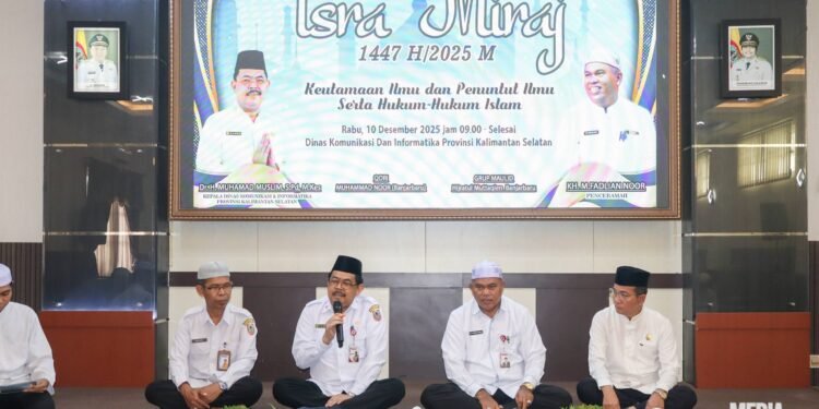 Diskominfo Kalsel Peringati Isra Mi’raj 1447 H, Angkat Tema Keutamaan Ilmu dan Hukum Islam