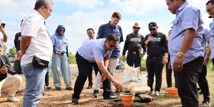 IMI Kalsel Lakukan Peletakan Batu Pertama Pembangunan Kantor Sekretariat di Banjarbaru