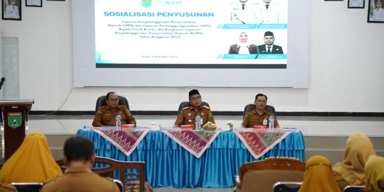 Pemkab Tanah Bumbu Gelar Sosialisasi Penyusunan LPPD, LKPJ, dan RLPPD TA 2025