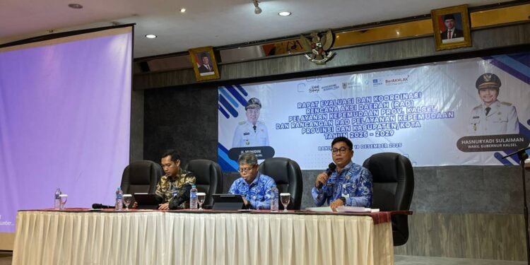 Dispora Kalsel Evaluasi dan Koordinasikan RAD Pelayanan Kepemudaan 2025–2029