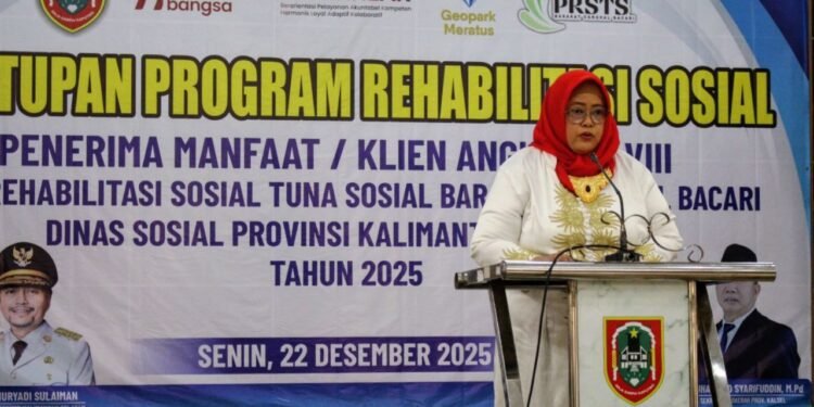 81 Klien Resmi Menyelesaikan Program Rehabilitasi Sosial Angkatan VIII di Panti Rehabilitasi Sosial Tuna Sosial (PRSTS) Barakat Cangkal Bacari