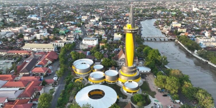 Pembangunan Tugu Nol Kilometer Banjarmasin Segera Rampung, Pemprov Siapkan Pengelola