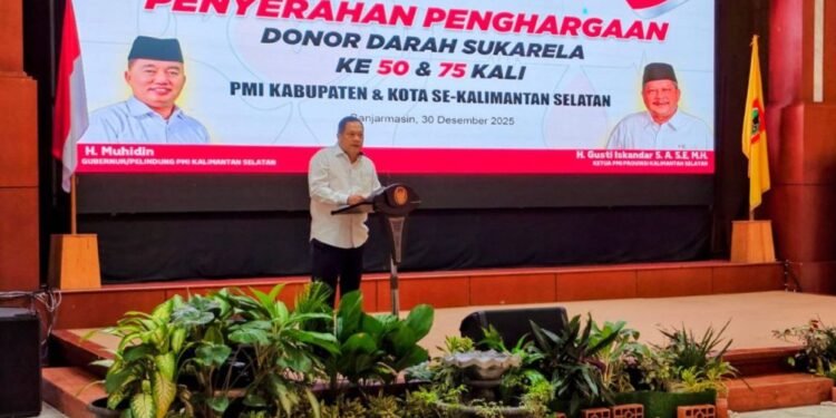 PMI Kalsel Berikan Apresiasi kepada Ratusan Relawan Donor Darah Sukarela