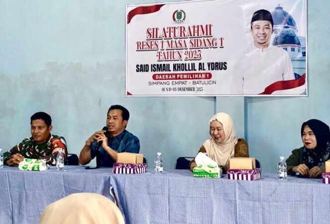 
					Anggota DPRD Tanah Bumbu, Said Ismail Kholil Alydrus, Gelar Reses di Desa Sarigadung