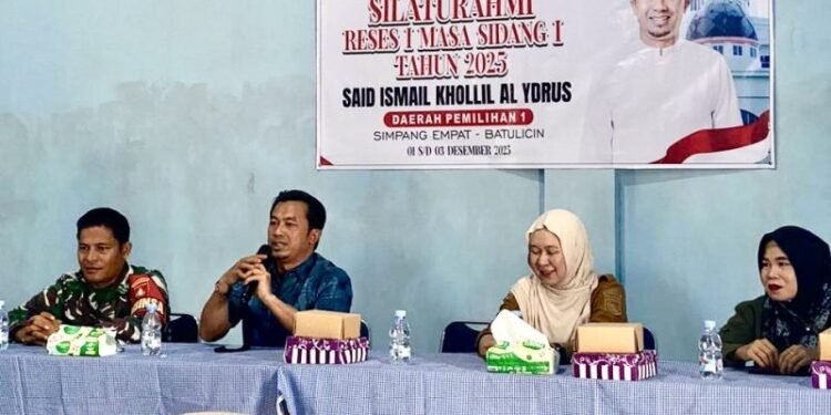 Warga Sarigadung Keluhkan Proyek Tanpa Koordinasi dan PJU Mati dalam Reses DPRD