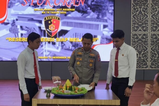 
					HUT Reserse ke-78, Polres Kotabaru Gelar Syukuran di Aula Sanika Satyawada